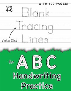 Blank Tracing Lines for ABC Handwriting Practice (Large 8.5