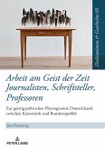 Arbeit am Geist der Zeit: Journalisten, Schriftsteller, Professoren (eBook, ePUB)