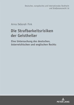 Die Strafbarkeitsrisiken der Geistheiler (eBook, ePUB) - Anna Deborah Fink, Fink