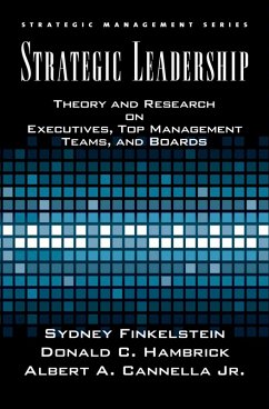 Strategic Leadership (eBook, PDF) - Cannella, Bert; Finkelstein, Sydney; Hambrick, Donald C.