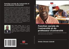 Fonction sociale de l'université et du professeur d'université - Chicaia Culandi, Simão