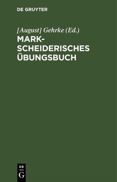 Markscheiderisches Übungsbuch