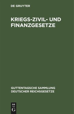 Kriegs-Zivil- und Finanzgesetze