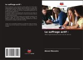 Le suffrage actif : Le suffrage actif :