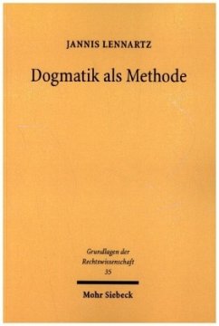 Dogmatik als Methode - Lennartz, Jannis