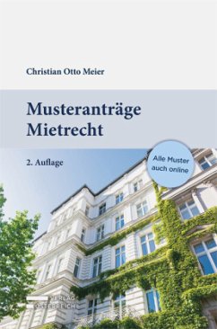 Musteranträge Mietrecht - Meier, Otto