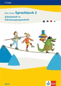 Cover Das Auer Sprachbuch 2. Arbeitsheft in Schulausgangsschrift Klasse 2. Ausgabe Bayern