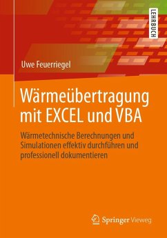 Wärmeübertragung mit EXCEL und VBA (eBook, PDF) - Feuerriegel, Uwe