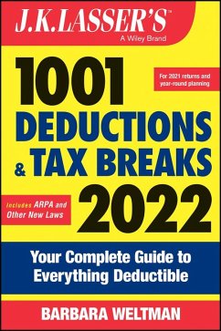 J.K. Lasser's 1001 Deductions and Tax Breaks 2022 (eBook, PDF) - Weltman, Barbara