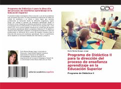 Programa de Didáctica II para la dirección del proceso de enseñanza aprendizaje en la Educación Superior - Borges Jorge, Zerla Marina