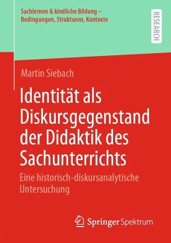 Cover Identität als Diskursgegenstand der Didaktik des Sachunterrichts