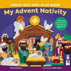 My Advent Nativity Press-Out-And-Play Book - Fortner, Tama