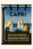 Vintage Journal Capri Travel Poster