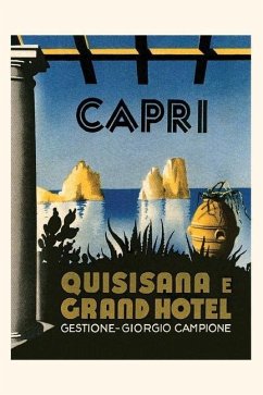 Vintage Journal Capri Travel Poster