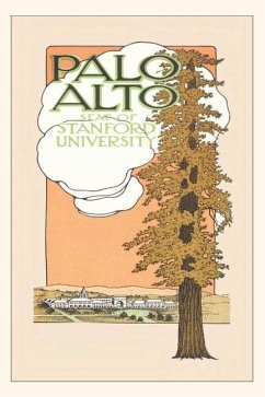 Vintage Journal Palo Alto and Stanford University Travel Poster