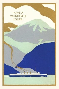 Vintage Journal Ocean Liner Cruise with Mountains