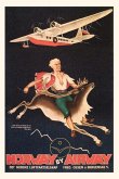 Vintage Journal Norway, Man on Caribou Travel Poster