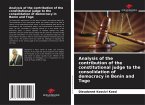 Analysis of the contribution of the constitutional judge to the consolidation of democracy in Benin and Togo