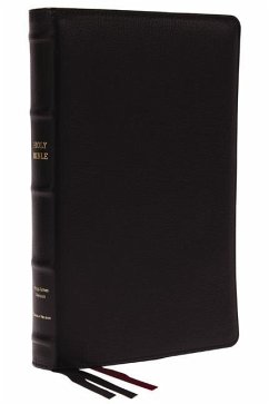 KJV Holy Bible: Large Print Thinline, Black Goatskin Leather, Premier Collection, Red Letter, Comfort Print (Thumb Indexed): King James Version - Nelson, Thomas