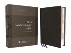 Niv, Wide Margin Bible (a Bible That Welcomes Note-Taking), Premium Goatskin Leather, Black, Premier Collection, Red Letter, Art Gilded Edges, Comfort Print