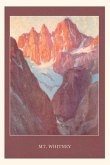 Vintage Journal California, Mt. Whitney Travel Poster