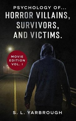 Cover Psychology of...Horror Villains, Survivors, and Victims.