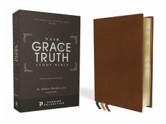 Nasb, the Grace and Truth Study Bible, Premium Goatskin Leather, Brown, Premier Collection, Black Letter, 1995 Text, Art Gilded Edges, Comfort Print - Zondervan