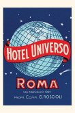 Vintage Journal Hotel Universo, Rome Poster