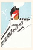 Vintage Journal Travelers on Deck of Ocean Liner