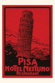 Vintage Journal Hotel Nettuno, Pisa Poster