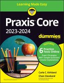 PRAXIS Core 2023-2024 for Dummies with Online Practice