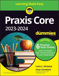 Praxis Core 2023-2024 For Dummies with Online Practice - Kirkland, Carla C. (The Kirkland Group); Cleveland, Chan (The Kirkland Group)