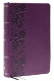 KJV Holy Bible: Large Print Single-Column with 43,000 End-Of-Verse Cross References, Purple Leathersoft, Personal Size, Red Letter, Comfort Print: King James Version