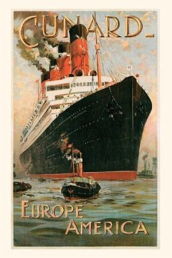 Vintage Journal Travel Poster for Cunard Line