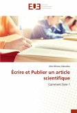 Écrire et Publier un article scientifique