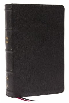 KJV Holy Bible: Large Print Single-Column with 43,000 End-of-Verse Cross References, Black Genuine Leather, Personal Size, Red Letter, (Thumb Indexed): King James Version - Nelson, Thomas