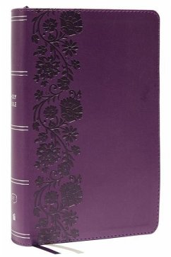 KJV Holy Bible: Large Print Single-Column with 43,000 End-of-Verse Cross References, Purple Leathersoft, Personal Size, Red Letter, (Thumb Indexed): King James Version - Nelson, Thomas