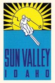 Vintage Journal Sun Valley, Skier Graphic Poster