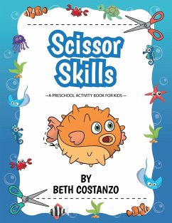 Cover Scissors Skills Preschool Workbook For Kids ages 2-6