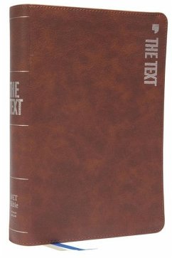The Text Bible: Uncover the Message Between God, Humanity, and You (Net, Brown Leathersoft, Comfort Print) - Dimarco, Michael; Dimarco, Hayley