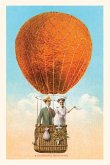 Vintage Journal 'A California Honeymoon' Couple in Orange Balloon