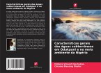 Características gerais das águas subterrâneas em Odukpani e no meio ambiente da Nigéria