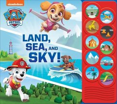 Nickelodeon PAW Patrol: Land, Sea, and Sky! Sound Book - Pi Kids