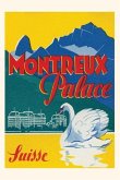 Vintage Journal Montreux, Switzerland Travel Poster