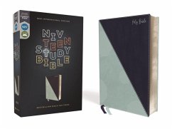 Niv, Teen Study Bible (for Life Issues You Face Every Day), Leathersoft, Teal, Comfort Print - Zondervan