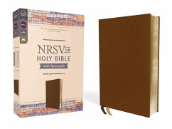 NRSVue, Holy Bible with Apocrypha, Leathersoft, Brown, Comfort Print - Zondervan