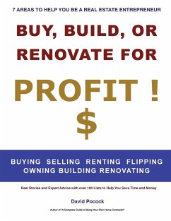 Buy, Build or Renovate For Profit - Pocock, David E