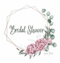 Cover Bridal shower guest book with games