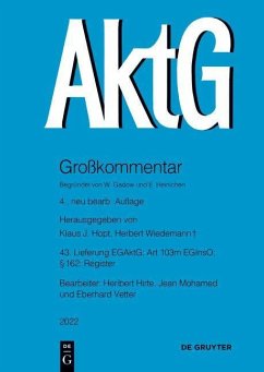Cover EGAktG; § 162; Art 103m EGInsO (eBook, ePUB)
