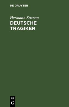 Cover Deutsche Tragiker (eBook, PDF)